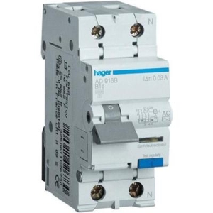 HAGER ADC920D Wył. RP+NMP 2/B20A/30mA AC