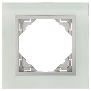 EFAPEL CRYSTAL Ramka 1-krotna szkło/aluminium