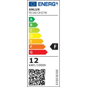 ŻARÓWKA LED A60 12W E27 230V NEUTRALNA BIAŁA 3 LATA GWARANCJI PRIME BY ANLUX