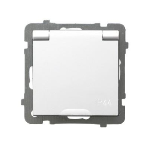 AS Gniazdo bryzgoszczelne z uziemieniem IP-44 z pr