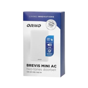 ORNO Gong Dwutonowy Brevis Mini 230V, biały-11195