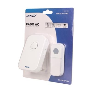 ORNO Dzwonek bezprzewodowy FADO ~230V AC, sieciowy, learning system, 36 dźwięków, 100m-11213