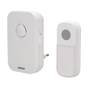 ORNO Dzwonek bezprzewodowy FADO ~230V AC, sieciowy, learning system, 36 dźwięków, 100m-11214