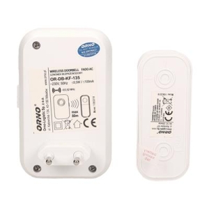 ORNO Dzwonek bezprzewodowy FADO ~230V AC, sieciowy, learning system, 36 dźwięków, 100m-11217