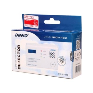 ORNO Bateryjny czujnik tlenku węgla (czadu), 3xAA -11358