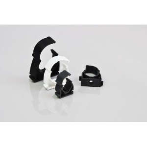 Uchwyt zamknięty do rur elektroinst. UZ47 biały-11419