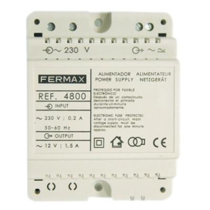 FERMAX Zasilacz DIN4 230Vac/12Vac - 1,5A