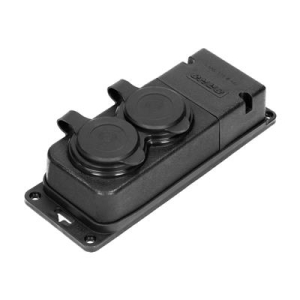 ORNO Rozdzielacz listwa IP44 Guma 2x2P+Z-11714