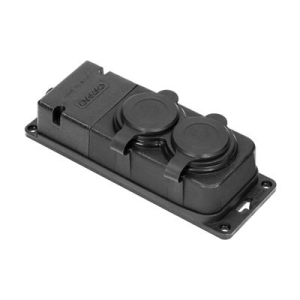 ORNO Rozdzielacz listwa IP44 Guma 2x2P+Z-11715