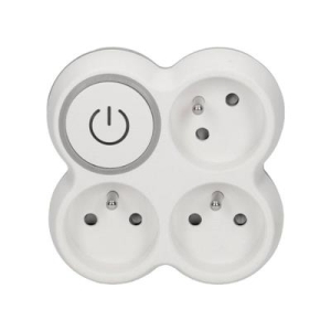 ORNO Rozgałęźnik 3x2P+Z z wyłącznikiem-11753