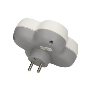 ORNO Rozgałęźnik 3x2P+Z z wyłącznikiem-11759