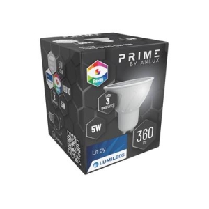 ŻARÓWKA LED GU10 5W 230V NEUTRALNA BIAŁA 3 LATA GWARANCJI PRIME BY ANLUX-11814