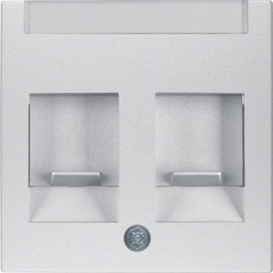 B-Kw/B.7/Element centralny z zabezpieczeniem przed kurzem podwójny aluminium