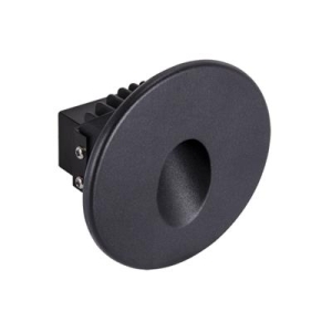 AZYL LED C 1,6W BLACK 4000K oprawa schodowa z zasilaczem