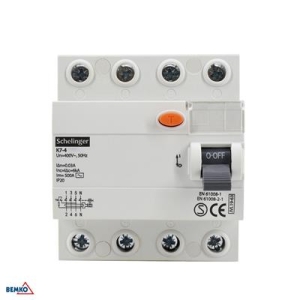WYŁĄCZNIK RÓŻNICOWOPRĄDOWY AC 4P 63A 30mA SCHELING-12241