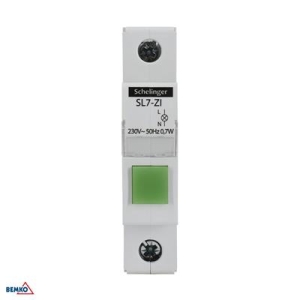 LAMPKA SYGNALIZACYJNA LED SL7 ZIELONA SCHELINGER-13274