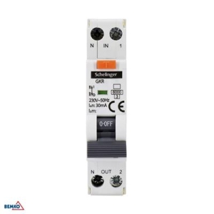 WYŁĄCZNIK RCBO 1P B 16A 30mA TYP A SCHELINGER-13882