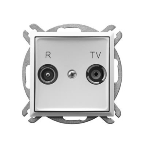 ARIA Gniazdo RTV przelotowe 16-dB -9774